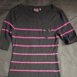 take out  Short Sleeve Sweater Cowl Neck Dress size M